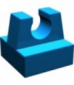 Blue Tile, Modified 1 x 1 with Clip