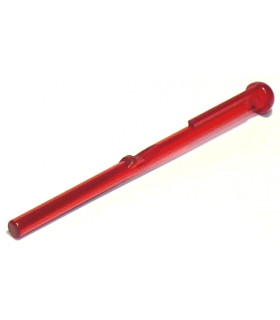Trans-Red Bar 8L with Round End (Spring Shooter Dart)