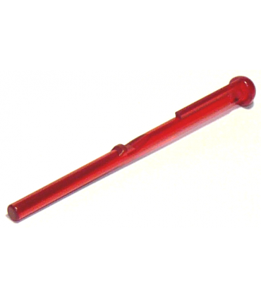 Trans-Red Bar 8L with Round End (Spring Shooter Dart)