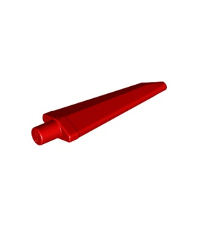 Red Minifigure, Weapon Sword, Spike Flexible 3.5L with Bar End
