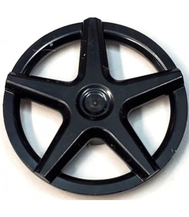 Black Wheel Cover 5 Spoke - for Wheel 72206pb01