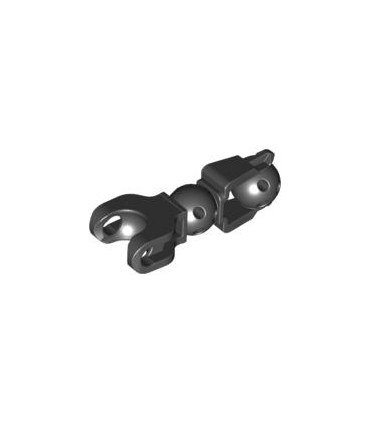 Black Hero Factory Arm / Leg with Ball Joint and Ball Socket