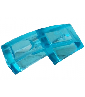 Trans-Light Blue Slope, Curved 2 x 1 x 2/3