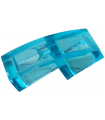 Trans-Light Blue Slope, Curved 2 x 1 x 2/3