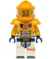 Astronaut - Male, Spacesuit with Bright Light Orange Arms, Bright Light Orange Helmet, Trans-Clear Visor, Bright L. Orange Armor