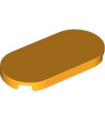 Bright Light Orange Tile, Round 2 x 4 Oval