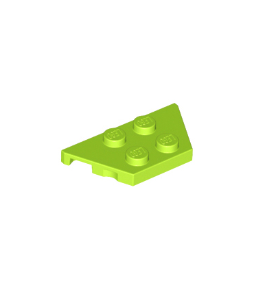 Lime Wedge, Plate 2 x 4