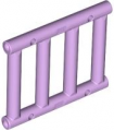 Lavender Bar 1 x 4 x 3 Grille with End Protrusions