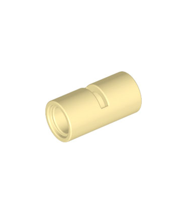 Tan Technic, Pin Connector Round 2L with Slot (Pin Joiner Round)