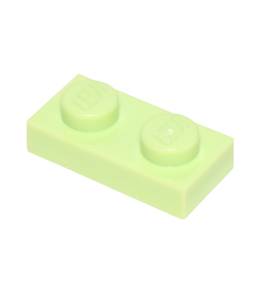 Yellowish Green Plate 1 x 2