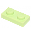 Yellowish Green Plate 1 x 2