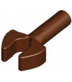 Reddish Brown Bar 1L with Clip Mechanical Claw - Cut Edges and Hole on Side