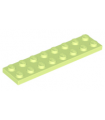 Yellowish Green Plate 2 x 8