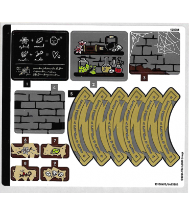 Sticker Sheet for Set 76431
