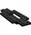 Black Vehicle, Base 4 x 10 x 2/3 with 4 x 2 Recessed Center with Smooth Underside