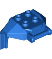 Blue Large Figure Armor, Chest with 4 Studs and Bar Handle