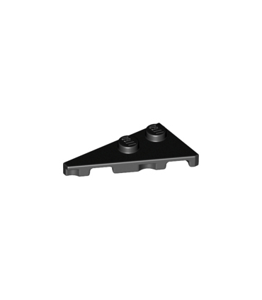 Black Wedge, Plate 4 x 2 Left, Pointed
