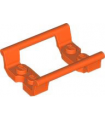 Reddish Orange Train, Track Roller Coaster Straight 4L