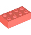 Coral Brick 2 x 4