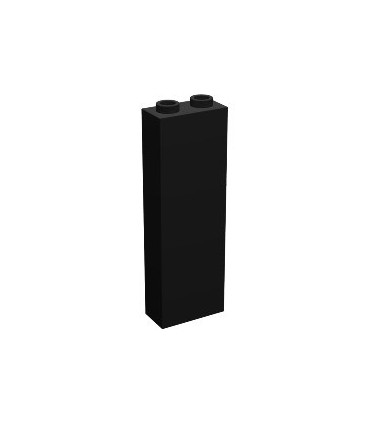 Black Brick 1 x 2 x 5