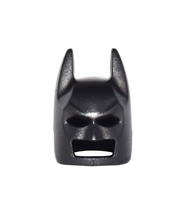 Pearl Dark Gray Minifigure, Headgear Mask Batman Cowl (Angular Ears, Pronounced Brow)