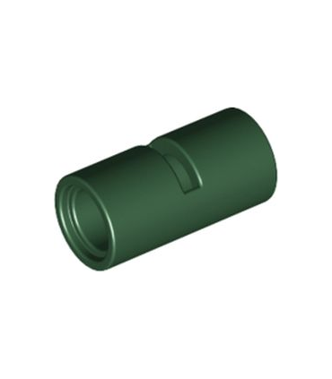 Dark Green Technic, Pin Connector Round 2L with Slot (Pin Joiner Round)