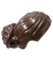 Dark Brown Minifigure, Hair Female with Elaborate Knot Bun