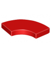 Red Tile, Round Corner 2 x 2 Macaroni