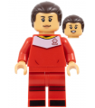 Samantha Kerr - Red Soccer Uniform, Hair with Short Ponytail