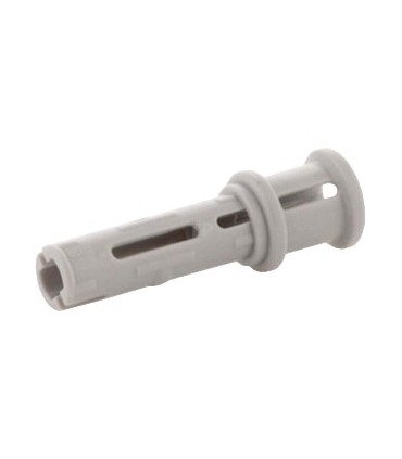 Light Bluish Gray Technic, Pin Long with Friction Ridges Lengthwise and Stop Bush