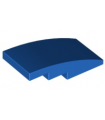 Blue Slope, Curved 4 x 2
