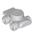Light Bluish Gray Minifigure Footgear Roller Skate