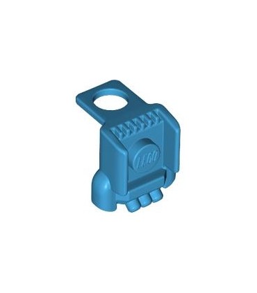 Dark Azure Minifigure Jet Pack with Short Nozzles and Stud