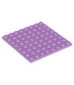 Medium Lavender Plate 8 x 8