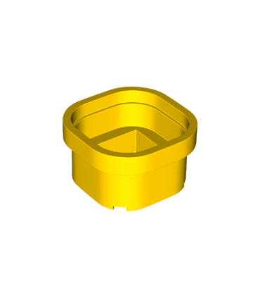 Yellow Cylinder Warp Pipe 6 x 6 x 3 1/3