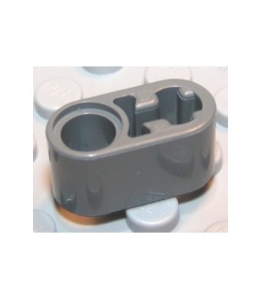 Dark Bluish Gray Technic, Liftarm 1 x 2 Thick with Pin Hole and Axle Hole