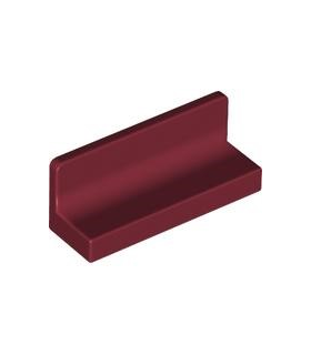 Dark Red Panel 1 x 3 x 1