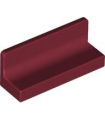 Dark Red Panel 1 x 3 x 1