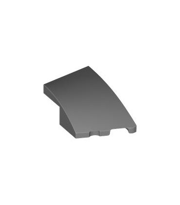 Dark Bluish Gray Wedge 3 x 2 Right No Studs