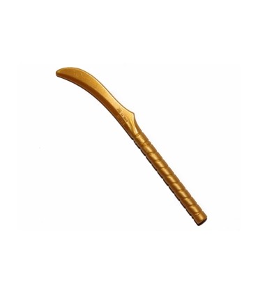 Pearl Gold Minifigure, Weapon Sword, Elven Warrior Blade with Long Hilt