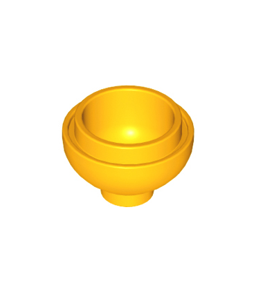 Bright Light Orange Brick, Round 2 x 2 Dome Bottom