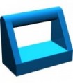 Blue Tile, Modified 1 x 2 with Handle