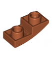 Dark Orange Slope, Curved 2 x 1 x 2/3 Inverted