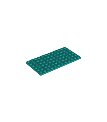 Dark Turquoise Plate 6 x 12