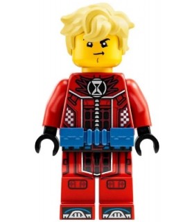 Cooper - Red Racing Suit, Blue Utility Belt, Hair