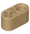 Dark Tan Technic, Liftarm Thick 1 x 2 - Axle Hole