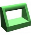 Green Tile, Modified 1 x 2 with Handle