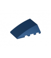 Dark Blue Wedge 4 x 4 Triple Curved No Studs