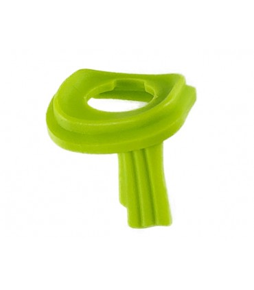 Lime Minifigure Scarf Long Wrapped