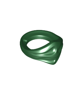 Dark Green Minifigure Bandana Ninja